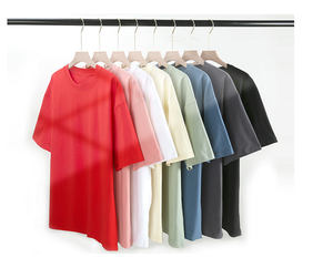 เสื้อยืดผู้ชายทรงเข้ารูปคุณภาพสูงขายดี สีพื้น โลโก้ด้านหน้า ผ้าฝ้าย 100% สวมใส่สบาย สไตล์ลำลอง สำหรับผู้ใหญ่ - Product Image 1