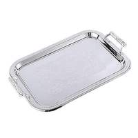 Plateau de service pour chocolats et sucreries, design arabe royal, écologique, en acier inoxydable, passe au lave-vaisselle, non toxique, personnalisable