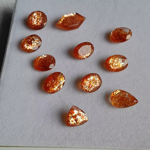 AAA+<b>Top</b> Quality Natural Sunstone Mix Shape 6X8To10X12MM Natural Sunstone Gemstones,Loose Gemstones,For Jewelry Making. - Product Image 4
