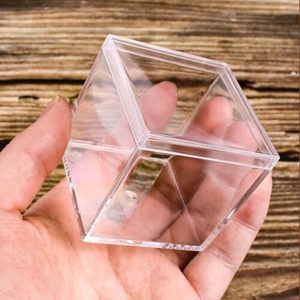 Mini caja acrílica de almacenamiento de dulces y artículos para organizar golosinas pequeñas, dulces y recuerdos de fiesta, diseño compacto para uso doméstico - Product Image 2
