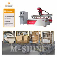 Máquina CNC para Trabajar la Madera M-shine Cnc2130 con Cambiador Automático de Herramientas Tipo Disco, Máquina CNC de Alta Precisión para Trabajar la Madera