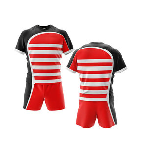 High Quality Super Sale Wholesale Price Men Rugby Uniforms Made In 100% Polyester Material Comfortable Rugby Uniform - Product Image 2