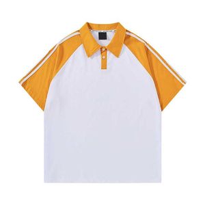 Polo homme personnalisé blanc et vert olive à blocs de couleur, manches raglan, bordure contrastante, coupe classique - Product Image 4
