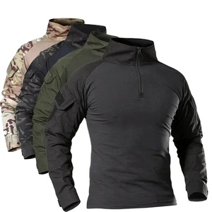 T-Shirt de randonnée à manches longues tactique d'extérieur pour hommes, vêtements de sport d'escalade respirants avec impression pour la chasse et l'escalade - Product Image 1