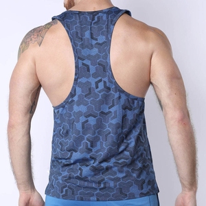 Camiseta sin Mangas Sublimada para Hombre, 100% de Alta Calidad, Duradera, Personalizada, para Gimnasio, Entrenamiento, Transpirable - Product Image 4