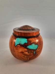 Tarro de almacenamiento de madera natural para organizar los productos esenciales de la despensa como azúcar, café, té, harina, especias y alimentos secos. - Product Image 2