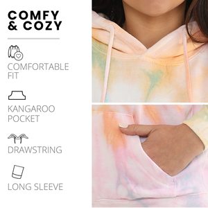 เสื้อฮู้ดดี้ยูนิเซ็กซ์ลายไทไดพิมพ์ลายแบบซับลิเมชั่น เสื้อสเวตเชิ้ตมีฮู้ดพิมพ์ลายตามสั่ง เสื้อฮู้ดดี้สตรีทแวร์เนื้อหนาสำหรับผู้ชายและผู้หญิง - Product Image 5