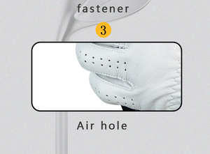 Gants de golf unisexes en peau de mouton Cabretta personnalisés, antidérapants, doux, confortables, respirants, de haute qualité, pour le sport - Product Image 4