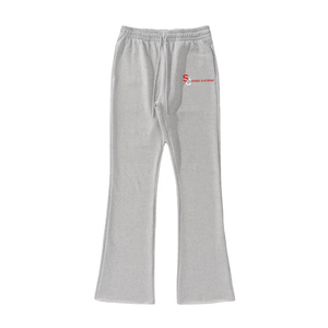 2025 Sweatpants Custom Style Loose Fit Gray Color Wholesale Price Drawstring <b>Top</b> Trending Casual Wear Man Trousers - Product Image 1