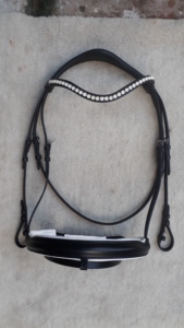 Brida de cuero premium con manivela, brida de calidad superior, brida para caballo hecha a mano, fabricante de artículos para caballos. - Product Image 2