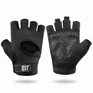 Gants de sport unisexes en néoprène à demi-doigts, antidérapants, avec fermeture rapide, pour la musculation, le fitness et l'entraînement sportif, marque privée OEM - Product Image 3
