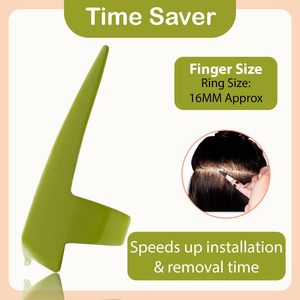 Herramienta de Alta Calidad de Acero Inoxidable para Separar el Cabello y Anillos de Color para Tratamientos Profesionales de Corte y Extensiones de Cabello - Product Image 4
