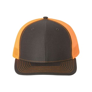 Casquettes de camionneur brodées 6 panneaux de qualité supérieure en gros et casquettes de sport en maille snapback tendance avec couleurs assorties - Product Image 1