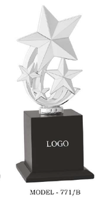 Custom star <b>trophy</b> for personalized recognition awards - Product Image 2
