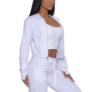 ชุดออกกำลังกายสำหรับผู้หญิง 3 ชิ้น กางเกงเลกกิ้งเอวสูง เสื้อครอปท็อป แจ็คเก็ต ชุดโยคะ ชุดกีฬา ชุดบราออกกำลังกาย ชุดโยคะ 2026 - Product Image 2