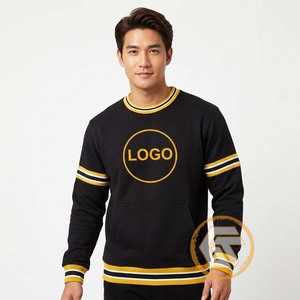อัลฟ่าที่ปรับแต่งได้ |   เสื้อสเวตเชิ้ตผ้าฟลีซปักลาย GREEK TREASURES คอวี ผู้ชาย น้ำหนัก 500 กรัม แห้งเร็ว ผลิตจากผ้าฝ้ายแท้ 100% ยี่ห้อ Phi Solid - Product Image 1