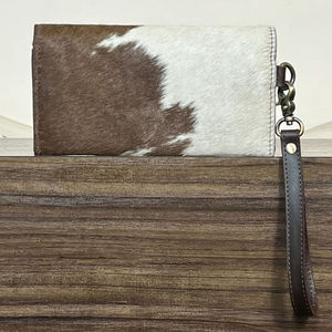 กระเป๋าคลัทช์หนังวัวแท้ลายตารางหมากรุก ขายดี ปิดด้วยกระดุม คุณภาพสูง ใส่บัตรและเงินสดได้หลายช่อง เหมาะสำหรับงานกลางคืน - Product Image 5