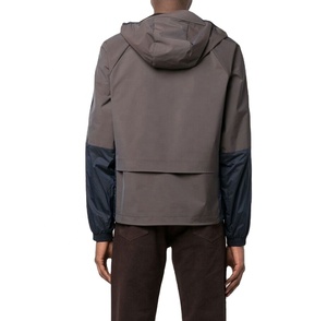Men's Nylon Zipper Windbreaker <b>Jacket</b> <b>Lightweight</b> Breathable Quick-Drying Windproof Outdoor Wear Patchwork Color Hooded <b>Jacket</b> - Product Image 2