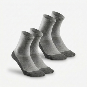 <b>Men's</b> Gray <b>Ankle</b> <b>Socks</b> Solid Knitted Breathable Cotton Polyester Spandex Daily Wear Spring Regular Style - Product Image 5