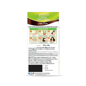 Crème colorante pour cheveux brun caramel, formule riche en pigments, offre une couverture uniforme et une texture douce et chaude. - Product Image 2