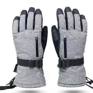 Gants de ski imperméables chauds pour l'hiver, pour sports de plein air, snowboard, coupe-vent, neige - Product Image 1