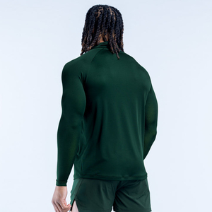 T-shirts de sport pour hommes à col montant, nouvelle collection, très demandés, à manches longues, compressifs, respirants, anti-boulochage et anti-humidité - Product Image 5
