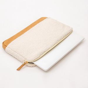 Sac pour tablette en sherpa blanc, housse de protection pour ordinateur portable, sac de rangement polyvalent - Product Image 5