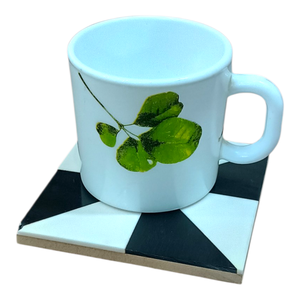 Modern Resin Inlay Eco-Friendly <b>Square</b> Coaster <b>Set</b> of 4 Pieces (10x10cm) for Tea/Coffee Use with Custom Logo High Quality - Product Image 2