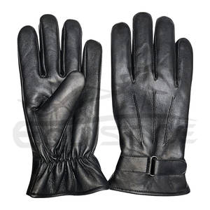 Gants de conduite en cuir noir, en peau de mouton de qualité supérieure, pour hommes et femmes, gants d'hiver, logo personnalisé, vente en gros, gants de conduite classiques - Product Image 1