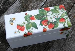 Caja de Madera Pintada a Mano de Primera Calidad con Diseño Étnico, Caja de Almacenamiento Decorativa Multiusos para el Hogar, Oficina, Bodas y Regalos - Product Image 3