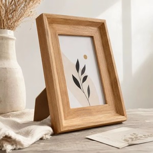 Cadre photo en bois fait main, cadre photo en bois massif naturel pour la décoration murale ou de table à la maison ou au bureau, design pour la décoration de la maison ou du bureau - Product Image 5