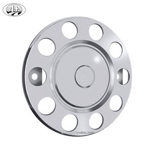 Anillo Protector de Cubierta de Rueda de Acero Inoxidable 225 T304 para Camión/Autobús, Diseño de Centro Cerrado para Rueda de Acero - Product Image 1