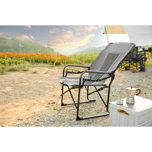 Sedia da regista pieghevole portatile per campeggio, pesca, picnic, giardino, con tavolino laterale, robusta e di grandi dimensioni per un viaggio confortevole - Product Image 4