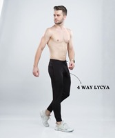 Set Sampel Kain Campuran Celana Olahraga Slim Fit Pria untuk Lari, Gym, dan Jogging (280 GSM)