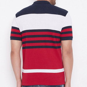 Camiseta de Alta Calidad para Hombre, Ropa Deportiva Informal, Manga Corta, Cuello Camisero, Diseño con Bolsillo Frontal, Transpirable, Spandex/Algodón - Product Image 4