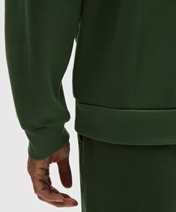 Wholesale Unisex Cotton Fleece Chest Half Zip up Hoodie Custom Printed OEM ODM Supplier Premium Hoodie - Product Image 3