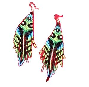 Pendientes Bordados a Mano, Pendientes Personalizados con Cuentas Múltiples, Joyería Festiva para Mujer al Mejor Precio, Pendientes con Cuentas - Product Image 1