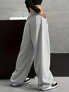 Pantalon de jogging ample en molleton pour homme – Chaud, décontracté, style streetwear, coupe oversize pour l'hiver - Product Image 2