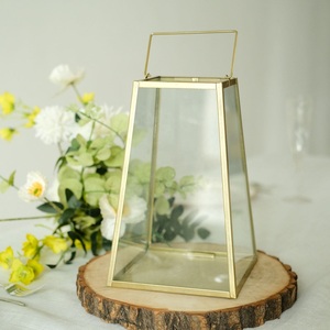 High selling luxury Metal <b>Lantern</b> candle holder for home use decorative table decor lighting decor black morrocon <b>lantern</b> - Product Image 6