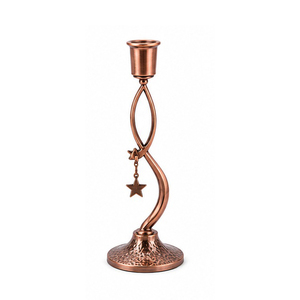 เชิงเทียนเหล็กสีดำลายพระจันทร์เสี้ยวสำหรับตกแต่งบ้าน - Product Image 6