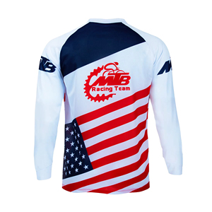 Jersey de Motocross Personalizado OEM de Manga Larga con Impresión Sublimada, Resistente al Viento e Impermeable, Tallas Grandes, Ropa para Motociclismo Todoterreno - Product Image 2