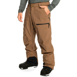 <b>Men</b> Waterproof <b>Cargo</b> Snow Pants <b>Brown</b> Gore-Tex Button Closure Ski Wear - Product Image 2