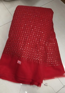Tela de red con lentejuelas Zari Royal Regency, Red con lentejuelas Zari Imperial Grace, Red con lentejuelas Zari Maharani Heritage, Encanto de Princesa - Product Image 5