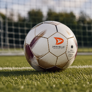 Ballon de football cousu main de qualité supérieure à 32 panneaux, taille 5, en cuir PU, pour matchs et entraînements, avec logo personnalisé, fabricant - Product Image 6