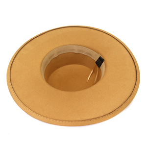 Sombrero Fedora de Ala Ancha con Banda de Cadena Dorada, Elegante Sombrero Fedora de Moda para Mujer, Sombrero Clásico para Fiestas y Uso Diario - Product Image 5