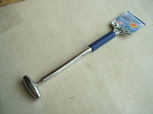 Grattoir à sol robuste de 4 pouces avec poignée pivotante, lame en acier inoxydable, outil de travail des métaux - Product Image 2