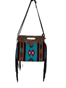 Bolso de Hombro de Cuero Genuino y Bolso de Cuero Hecho a Mano con Estampados de Animales, Estilo Bohemio, Ligero para Viajes Diarios, Hecho en India - Product Image 2