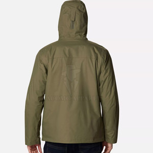 Veste de ski pour homme, faible MOQ, hiver, neige, avec capuche, fermeture éclair avant, plusieurs poches et taille ajustable. - Product Image 2