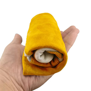 High Quality Leather Welding Gloves Anti-Cut Anti-Impact Protective for Mechanic Assembly <b>Work</b> Anti-Slip - Product Image 4