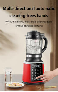 Blender portable OEM 1000W avec commande tactile, pot en verre borosilicate haute résistance, lames en acier inoxydable à faible bruit, étanche - Product Image 2